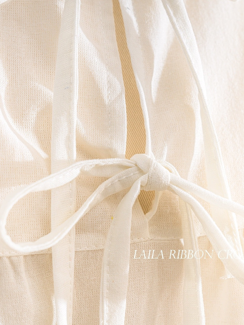 Laila Ribbon Crop Top