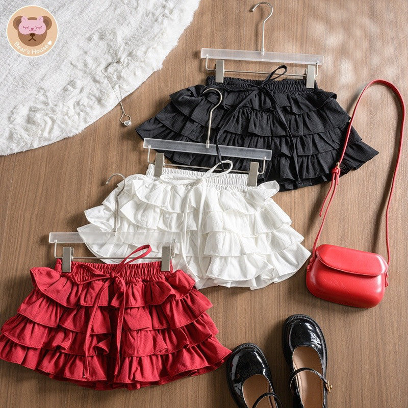 Layers Macaroon Skirt กระโปรงสั้นขนมชั้น