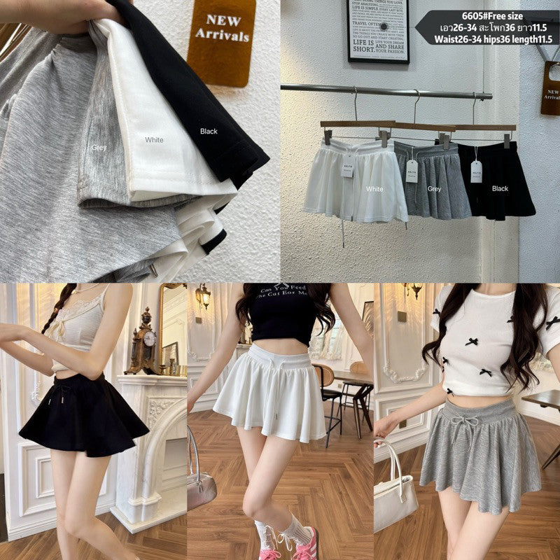 Chic Skirt กระโปรงสั้น ผ้า Cotton ทรงสวย