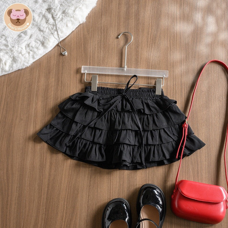 Layers Macaroon Skirt กระโปรงสั้นขนมชั้น